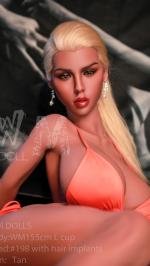 WMDOLL  TPE Dolls  5'08 ft (155cm) L-Cup with #198